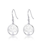 Sterling Silver Tree of Life Drop Earrings
