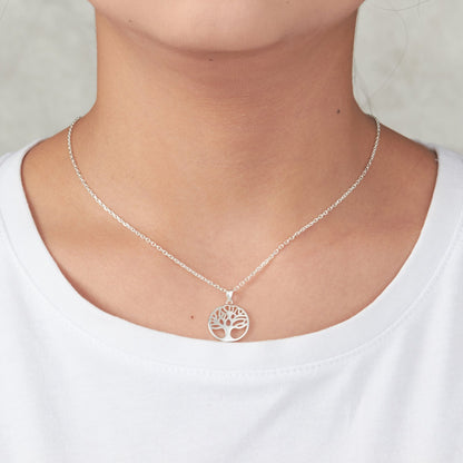 Sterling Silver Tree of Life Necklace