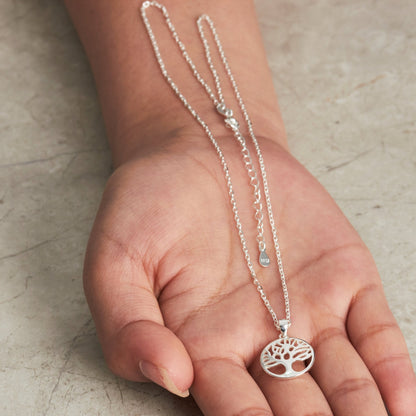 Sterling Silver Tree of Life Necklace