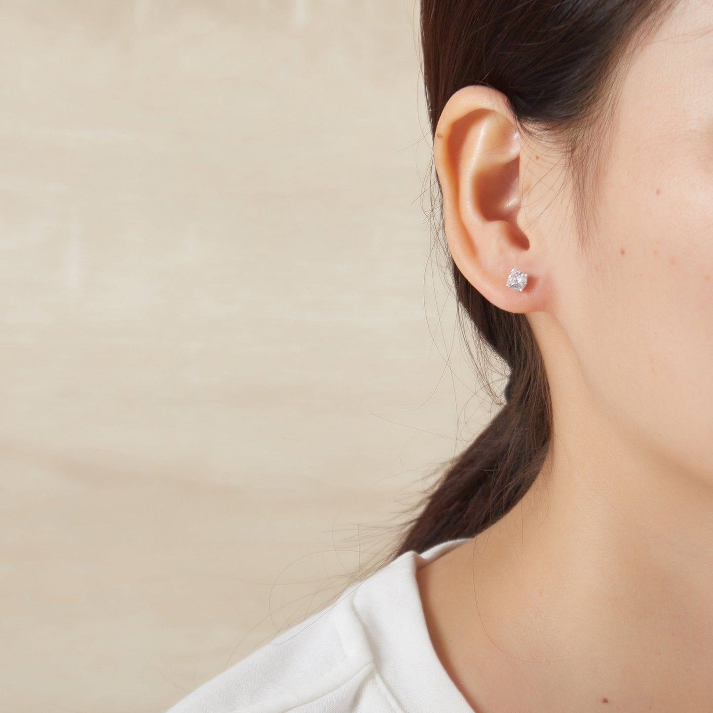 Sterling Silver World's Greatest Sister Crystal Earrings