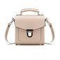 Handmade Leather Sugarcube Handbag - Iced Coffee