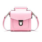 Handmade Leather Sugarcube Handbag - Pastel Pink