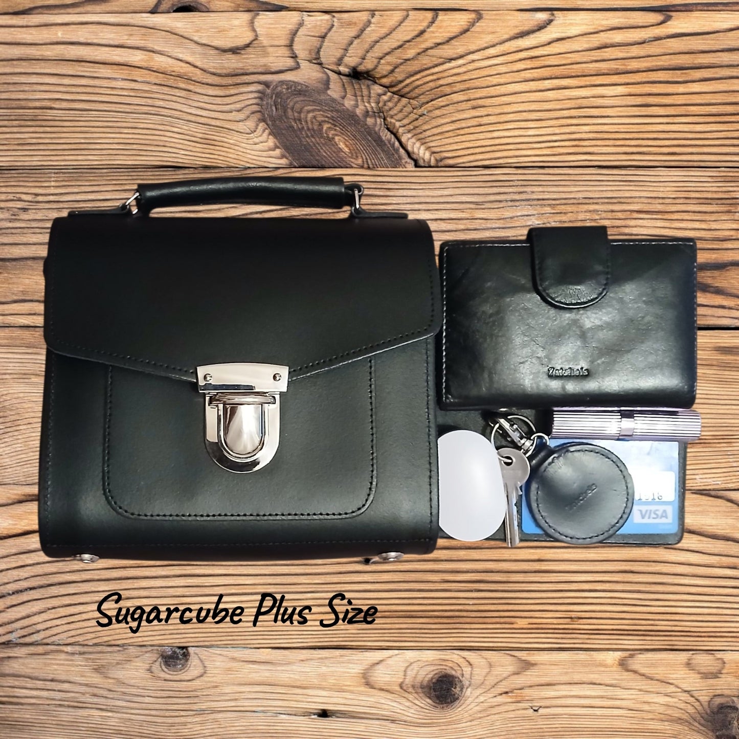 Sac à main Sucre en cuir fait main - Zèbre