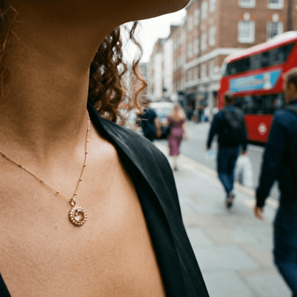 Sunburst Necklace - Citrine in Gold or Silver