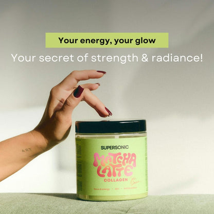 Matcha Latte Collagène - concentration & énergie, peau, antioxydation 280g
