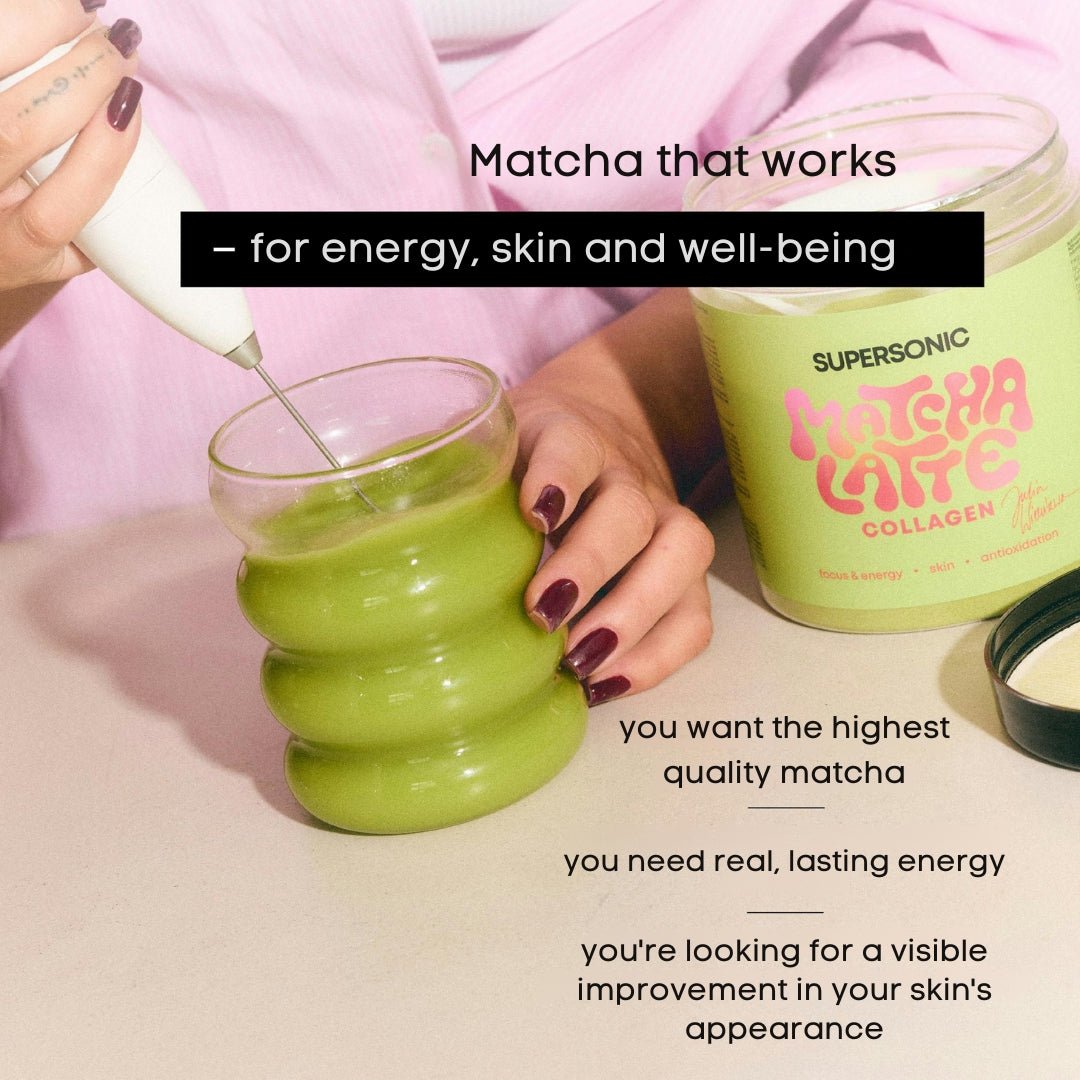 Matcha Latte Collagène - concentration & énergie, peau, antioxydation 280g