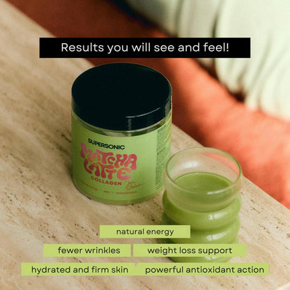 Matcha Latte Collagène - concentration & énergie, peau, antioxydation 280g