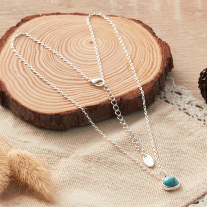Synthetic Turquoise Necklace