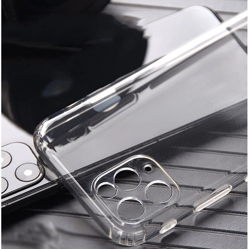 Soft TPU Clear Case with Dust Plug - For iPhone 16
