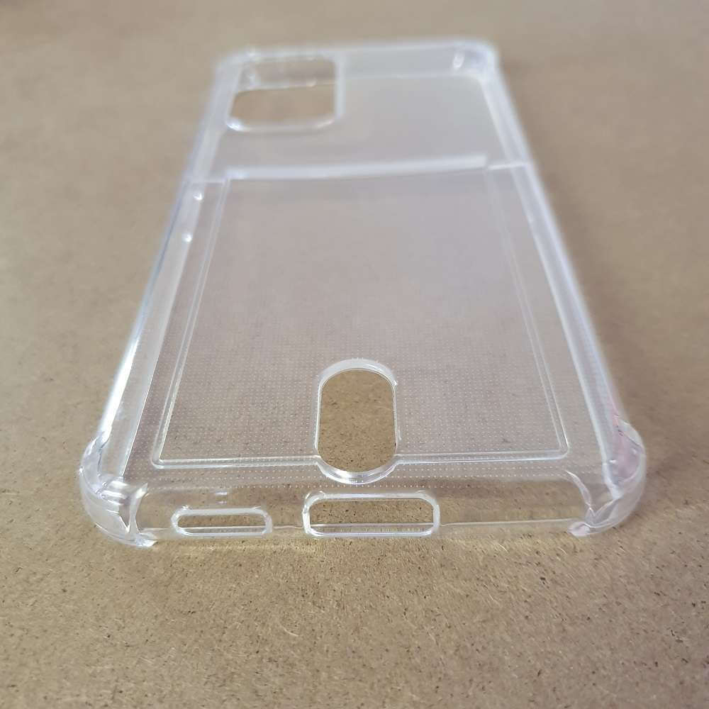 Soft TPU Clear Case With Card Slot - For Samsung A53 5G