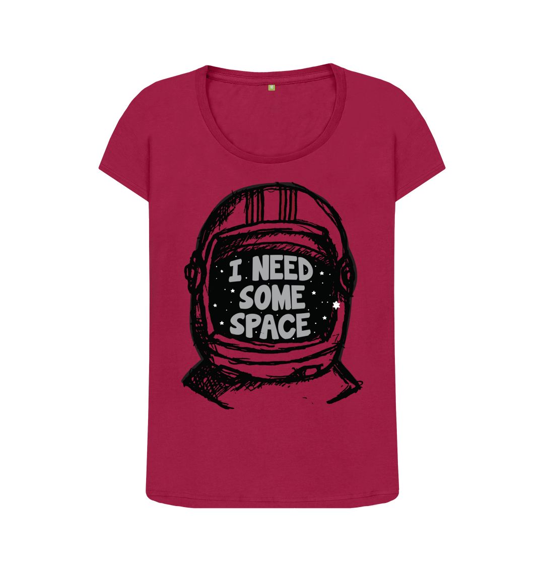 I Need Some Space Print Women T-Shirts