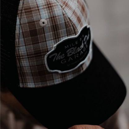 Tartan Garage Trucker Hat