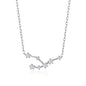Taurus Star Sign Zodiac Constellation Necklace with Zircondia® Crystals