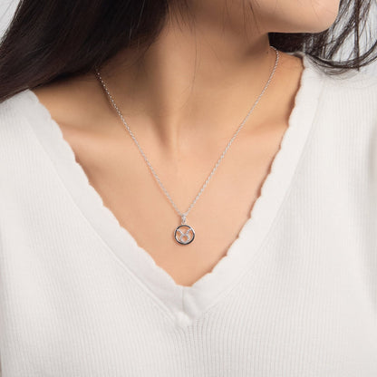 Taurus Star Sign Zodiac Necklace and Quote Card with Zircondia® Crystals