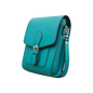 Handmade Leather Festival Phone Bag - Teal