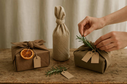 Reusable Gauze Furoshiki Gift Wrap
