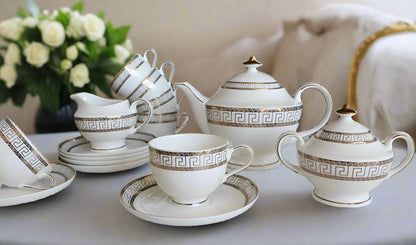 The Glamour Bone China Tea Set
