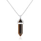 Tiger's Eye Genuine Gemstone Necklace