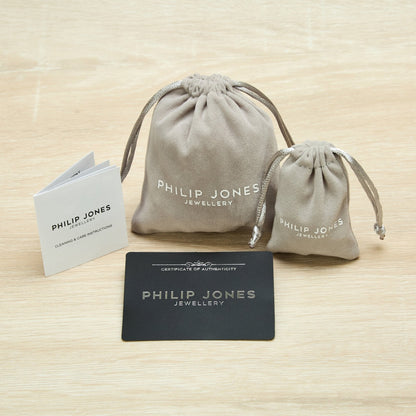 Tiger's Eye Heart Stud Earrings with Quote Card