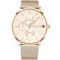 Montre en maille or rose Tommy Hilfiger 1781944 Jenna pour femme