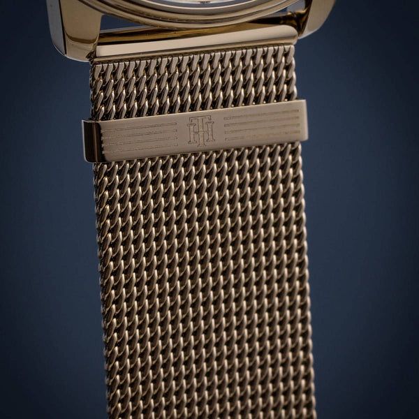 Montre Tommy Hilfiger 1782302 Blake en maille milanaise dorée pour femme