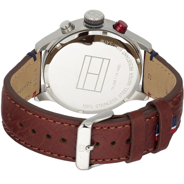 Montre Tommy Hilfiger 1791066 Trent en cuir marron pour homme