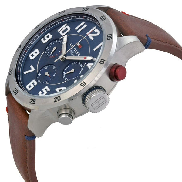 Montre Tommy Hilfiger 1791066 Trent en cuir marron pour homme