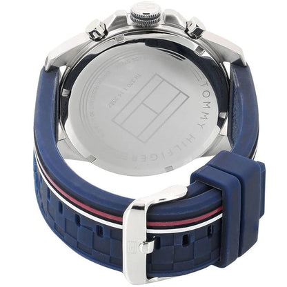 Montre Tommy Hilfiger 1791476 Decker pour homme avec bracelet en silicone bleu