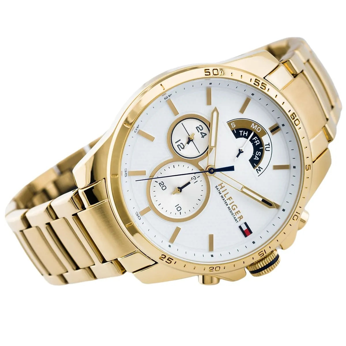 Tommy Hilfiger 1791538 Montre Homme Dorée Parker