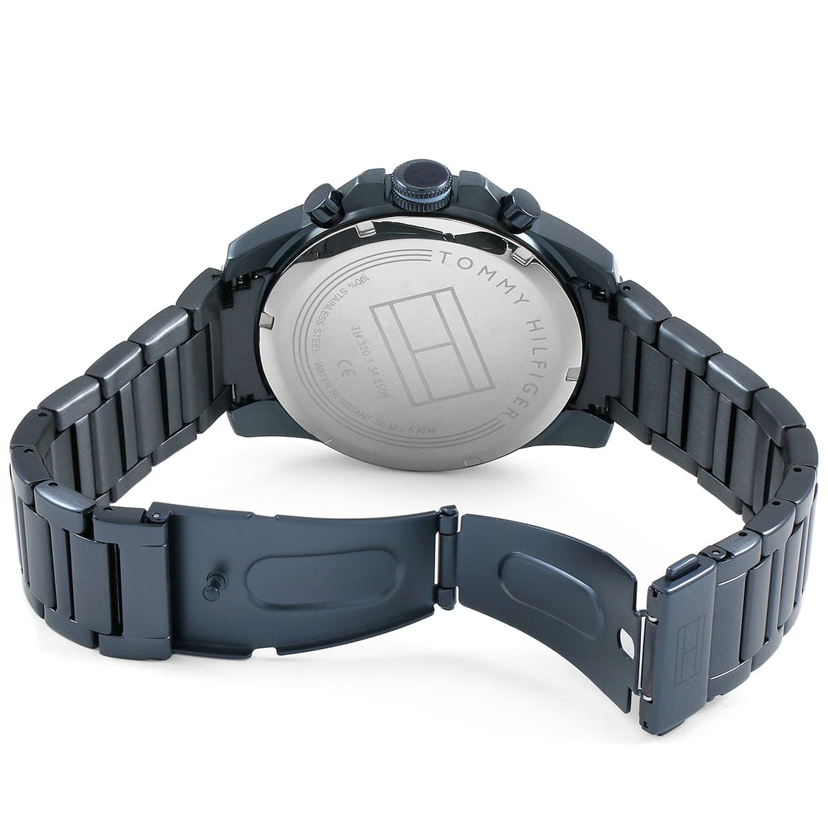 Tommy Hilfiger 1791560 Decker Montre Homme Tout en Bleu