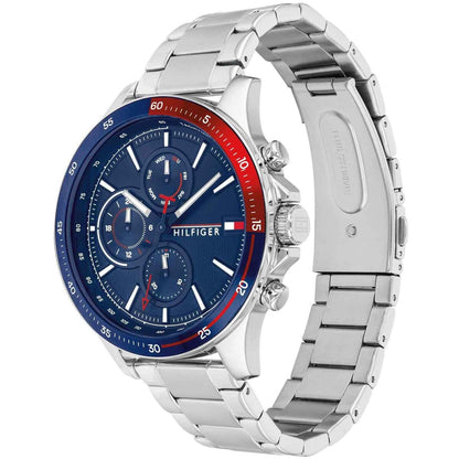 Tommy Hilfiger 1791718 Bank Men's Silver Watch