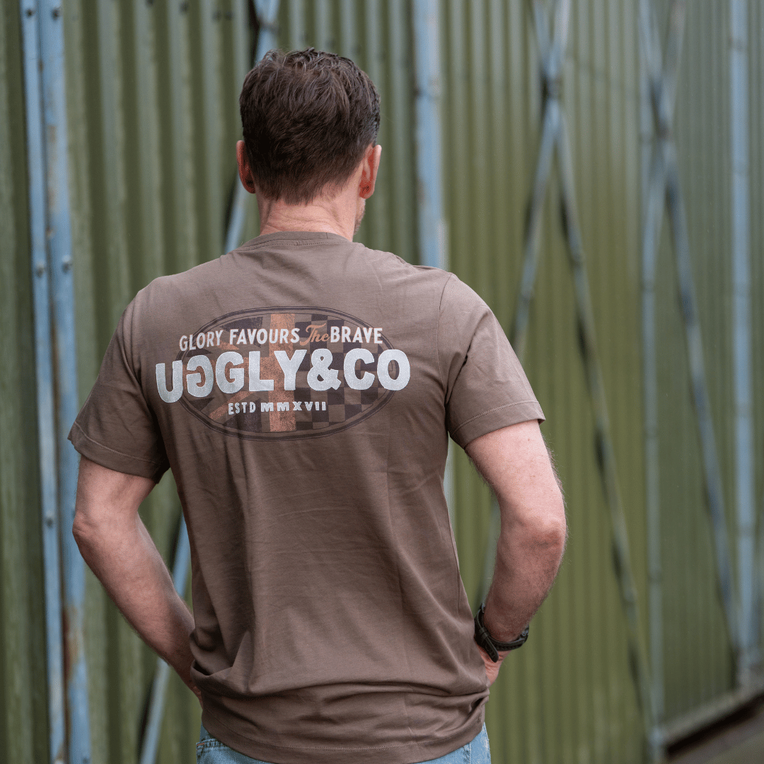 Brown Union Jack Tee