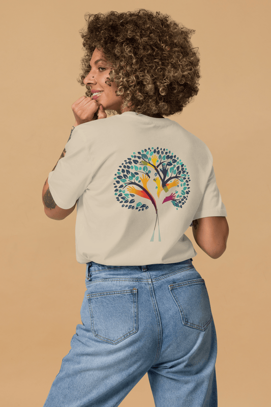 Women's Unity Tree T-Shirt - Nature Inspired Graphic Tee