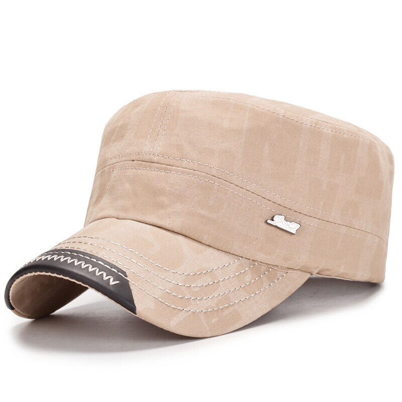 Mens Cap Army Hat Cadet Castro Military Patrol Baseball Autumn Hat Adjustable UK
