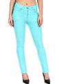 Pantalon Jegging Femme Taille Plus Extensible Slim Poches UK Tailles 8-26