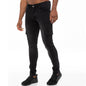 Enzo Mens Skinny Cargo Jeans Distressed Denim Stretch Fit Trousers Ripped Pants