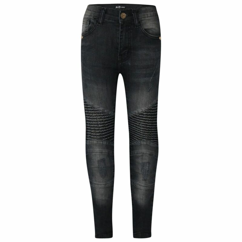 Jeans enfant garçon stretch déchiré coupe skinny 5-13 ans