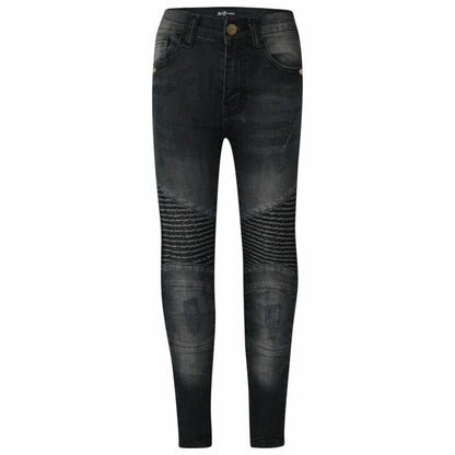 Jeans enfant garçon stretch déchiré coupe skinny 5-13 ans