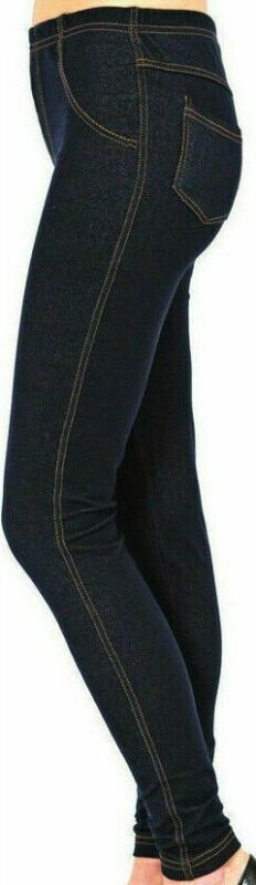 Pantalon Jegging Femme Taille Plus Extensible Slim Poches UK Tailles 8-26