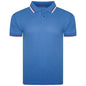 Mens Short Sleeve Plain Tipping Polo Shirt T Shirt Top Casual S-2XL Pique