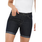 Enzo Womens Denim Shorts Skinny Fit Stretch Jeans Casual Ladies Half Pants UK