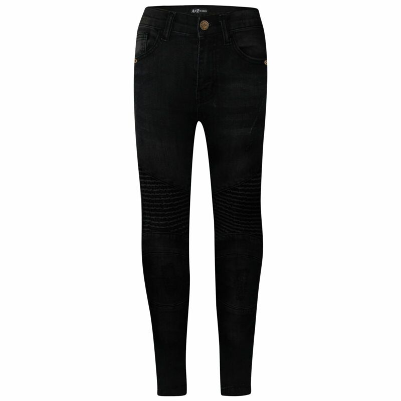 Jeans enfant garçon stretch déchiré coupe skinny 5-13 ans