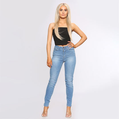 Enzo Jean Skinny Femme Slim Stretch Nouveau Pantalon en Jean Taille UK