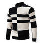 Men's New Autumn and Winter Casual Warm Neck Sweater Knit Pullover Tops Man Clothes