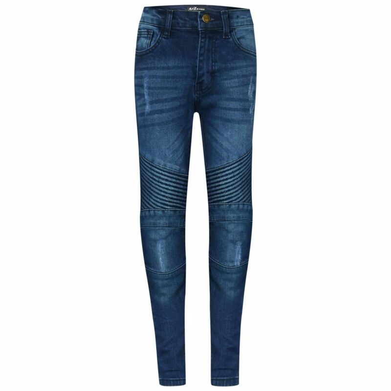 Jeans enfant garçon stretch déchiré coupe skinny 5-13 ans