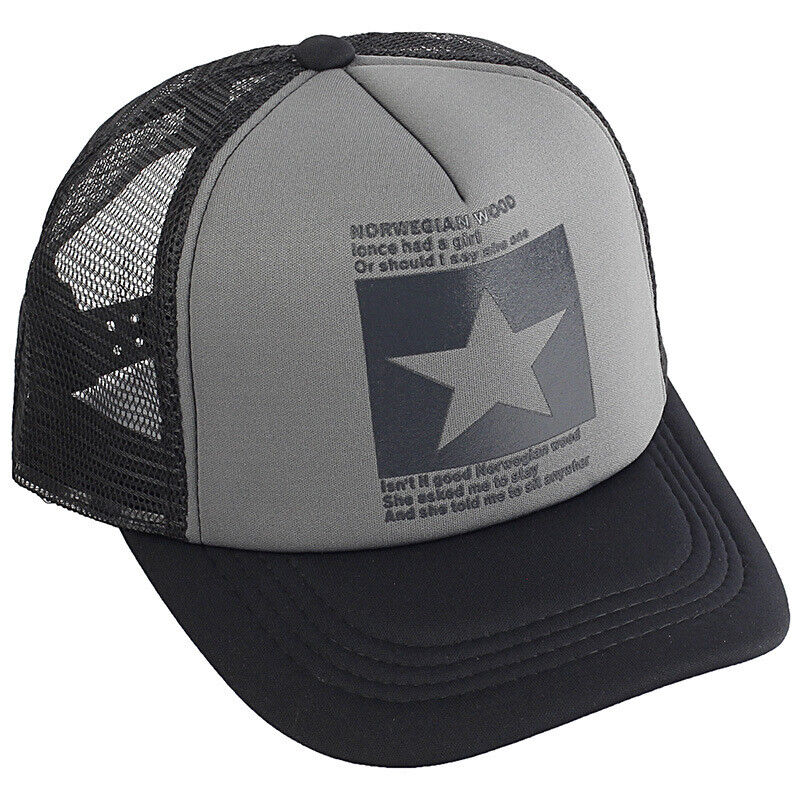 Casquettes de baseball Hommes Femmes Casquette de sport noire Chapeaux d'été décontractés réglables ~