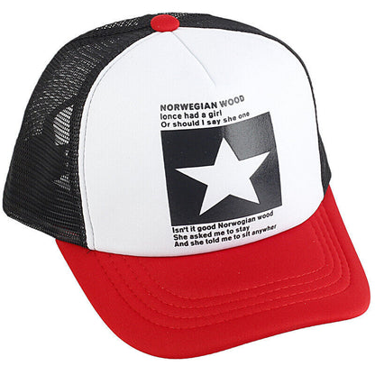 Casquettes de baseball Hommes Femmes Casquette de sport noire Chapeaux d'été décontractés réglables ~
