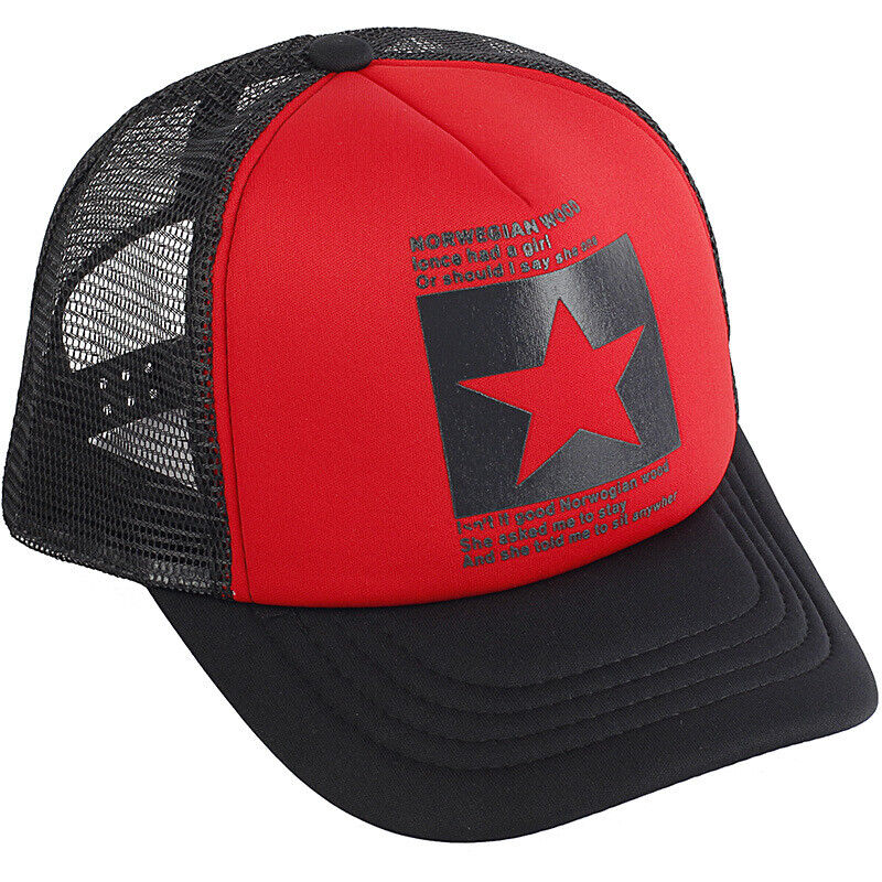 Casquettes de baseball Hommes Femmes Casquette de sport noire Chapeaux d'été décontractés réglables ~