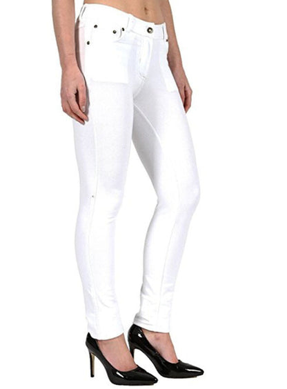 Pantalon Jegging Femme Taille Plus Extensible Slim Poches UK Tailles 8-26