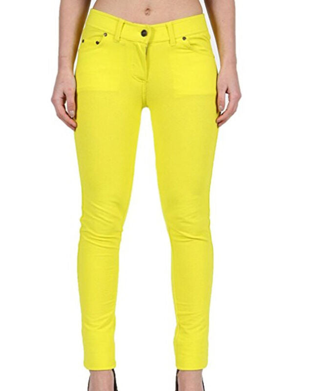 Pantalon Jegging Femme Taille Plus Extensible Slim Poches UK Tailles 8-26